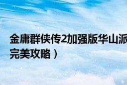 金庸群侠传2加强版华山派攻略（金庸群侠传3加强版华山派完美攻略）