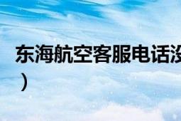 东海航空客服电话没人接（东海航空客服电话）