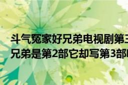 斗气冤家好兄弟电视剧第三部（为什么安徽台演斗气冤家好兄弟是第2部它却写第3部呢）