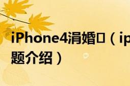 iPhone4涓婚（iphone4手机appleWEP主题介绍）