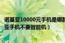 诺基亚10000元手机是哪款（各位推荐下1000元以下的诺基亚手机不要智能机）