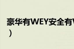 豪华有WEY安全有WEY话说优秀WEY（VV5）