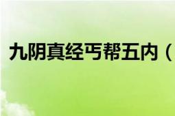 九阴真经丐帮五内（九阴真经丐帮3内属性）