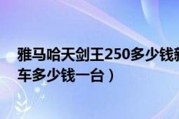 雅马哈天剑王250多少钱新车（雅马哈天剑王YBR250摩托车多少钱一台）