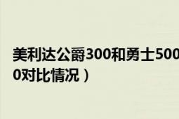 美利达公爵300和勇士500d（美利达的公爵500和领航者300对比情况）