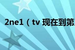 2ne1（tv 现在到第几季了 有bigbang tv）