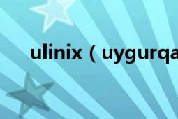 ulinix（uygurqa ulinix tori kaysi?）