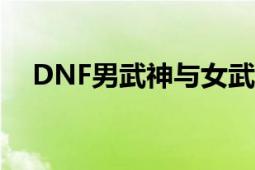 DNF男武神与女武神哪个厉害（高手进）