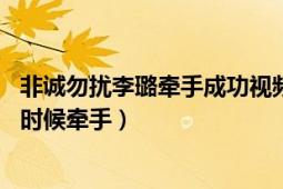 非诚勿扰李璐牵手成功视频有没有（非诚勿扰13号李璐什么时候牵手）