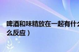 啤酒和味精放在一起有什么反应（啤酒和味精放在一起有什么反应）