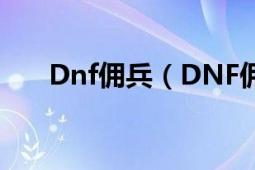 Dnf佣兵（DNF佣兵出战是什么意思）