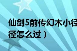 仙剑5前传幻木小径的雕像（仙五前传幻木小径怎么过）