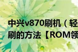 中兴v870刷机（轻轻松松学会中兴V889D卡刷的方法【ROM领地】）